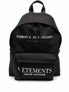 VETEMENTS рюкзак с логотипом