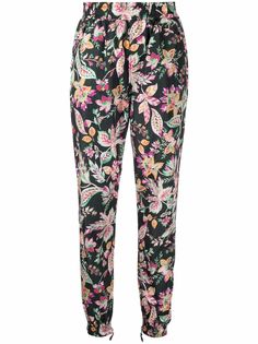 Isabel Marant Étoile зауженные брюки Benton с цветочным принтом
