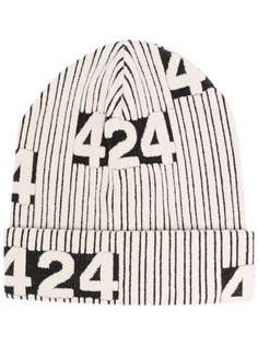 424 шапка бини с логотипом