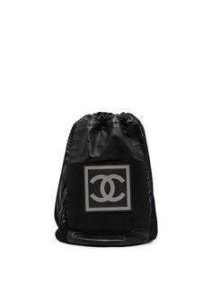 Chanel Pre-Owned рюкзак Sports 2004-го года с кулиской и логотипом CC