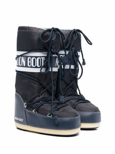 Moon Boot Kids дутые сапоги с логотипом