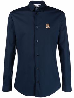 Moschino рубашка с вышивкой
