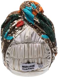 MaryJane Claverol декорированный тюрбан Alma с бисером