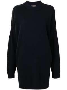 N.Peal кашемировое платье-джемпер с круглым вырезом