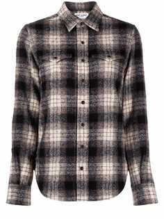 Saint Laurent рубашка в клетку