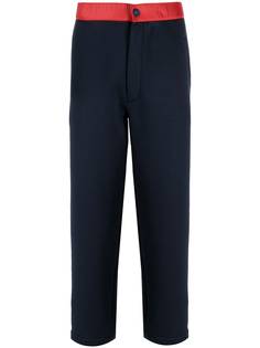 Kiton спортивные брюки с контрастным поясом
