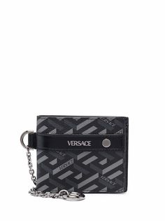 Versace картхолдер с узором La Greca