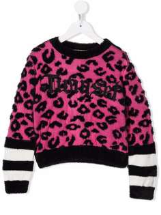 TWINSET Kids жаккардовый свитер с узором