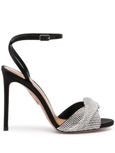 Aquazzura босоножки Crystal Twist 105