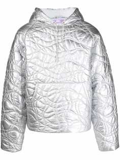 ERL куртка-анорак с эффектом металлик