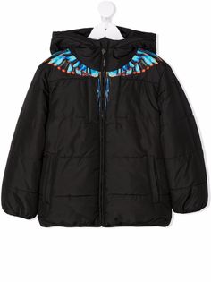 Marcelo Burlon County Of Milan Kids пуховик с принтом Wings