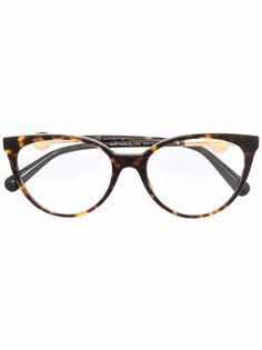 Versace Eyewear очки в квадратной оправе черепаховой расцветки