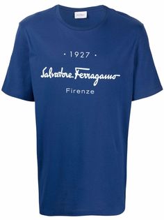 Salvatore Ferragamo футболка 1927 Signature