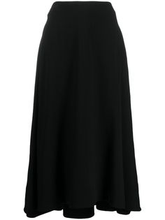 AMI Paris юбка асимметричного кроя с завышенной талией