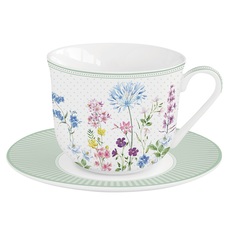 Чашка с блюдцем Easy life Цветение 0,37 л