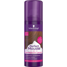 Мусс для волос Schwarzkopf Perfect Mousse тонирующий Ореховый светло-каштановый 120 мл