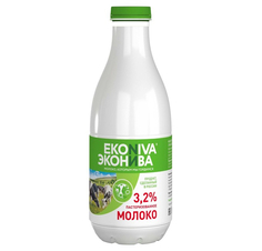 Молоко Эконива пастеризованное 3,2 %, 1 л