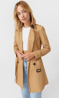 Stradivarius Базовый Тренч Бежевый M