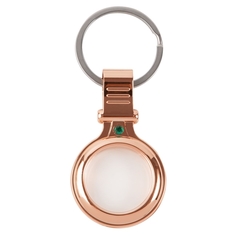 Брелок Red Line для Airtag металический с зажимом, Pink/Gold для Airtag металический с зажимом, Pink/Gold