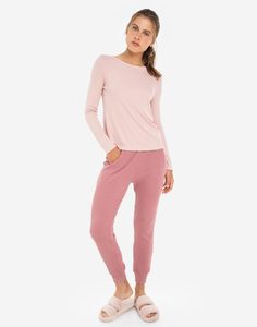 Розовые пижамные брюки Gloria Jeans