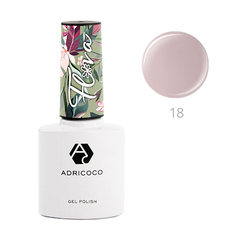 ADRICOCO, Гель-лак Flora №18, Дикий тюльпан