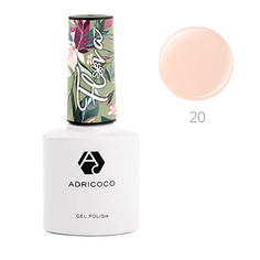 ADRICOCO, Гель-лак Flora №20, Персиковый гиацинт
