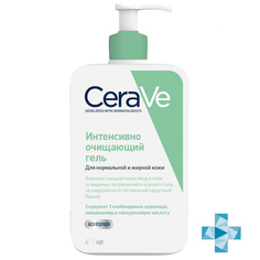Гель для лица и тела CERAVE очищающий для нормальной и жирной кожи 473 мл
