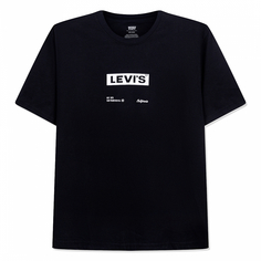 Мужская футболка Relaxed Fit Tee Boxtab Text Caviar Levis