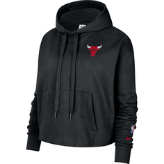 Женская толстовка Chicago Bulls NBA Fleece Pullover Hoodie Nike