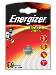 Батарейка CR1632 - Energizer Lithium 3V PIP1 E300844101 / 21268