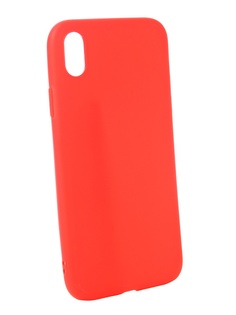 Чехол Zibelino для APPLE iPhone XR Soft Matte Red ZSM-APL-XR-RED