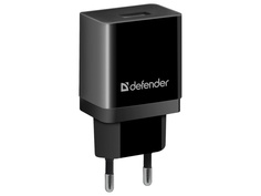 Зарядное устройство Defender EPA-10 1xUSB Black 83572