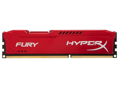 Модуль памяти HyperX Fury Red Series DDR3 DIMM 1600MHz PC3-12800 CL10 - 4Gb HX316C10FR/4