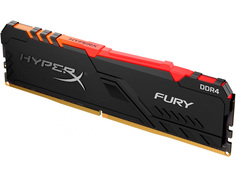 Модуль памяти HyperX Fury Black RGB DDR4 DIMM 3200Mhz PC-25600 CL16 - 8Gb HX432C16FB3A/8