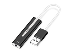 Звуковая карта Orient AU-04PLB USB2.0 to 3.5mm jack