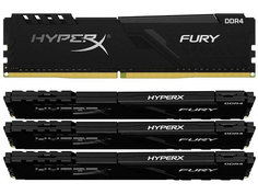 Модуль памяти HyperX Fury DDR4 DIMM 3000MHz PC-24000 CL15 - 32Gb KIT (4x8Gb) Black HX430C15FB3K4/32