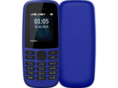 Сотовый телефон Nokia 105 (TA-1203) w/o charger Blue 16KIGL01A19