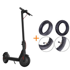 Электросамокат Xiaomi Mijia Electric Scooter M365 NewGen2.0 & 2 покрышки и 2 камеры FBC4004GL Black