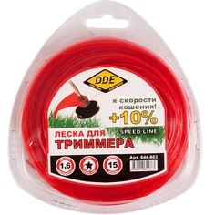 Леска для триммера DDE Speed Line 1.6mm x 15m Red 644-863