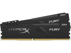 Модуль памяти HyperX Fury Black DDR4 DIMM 3733Mhz PC-29800 CL19 - 16Gb Kit (2x8Gb) HX437C19FB3K2/16