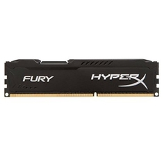 Модуль памяти HyperX Fury Black PC3-10600 DIMM DDR3 1333MHz CL9 - 8Gb HX313C9FB/8