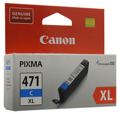 Картридж Canon CLI-471C XL Cyan для MG5740/MG6840/MG7740 0347C001