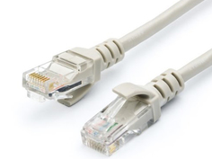 Сетевой кабель ATcom RJ45 cat.5e UTP 15m Grey АТ4965