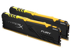 Модуль памяти HyperX Fury RGB DDR4 DIMM 3200Mhz PC-25600 CL16 - 32Gb Kit (2x16Gb) HX432C16FB3AK2/32
