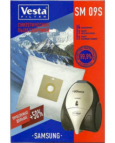 Мешки пылесборные Vesta Filter SM 09 S