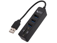 Хаб USB Liberty Project 3xUSB 2.0 + SD + TF Black 0L-00047779