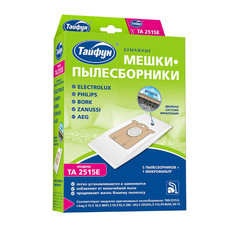 Мешки бумажные Тайфун TA 2515E 5шт + 1 микрофильтр 4660003392067 Taifun