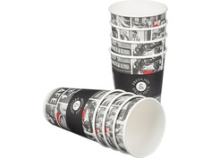 Одноразовые стаканы Huhtamaki Cafe Noir DW16 400ml 18шт 77181600-1868/2