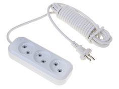 Удлинитель Lux У3-О-10 3 Sockets 10m White