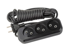Удлинитель Lux У3-О-03 3 Sockets 3m Black
